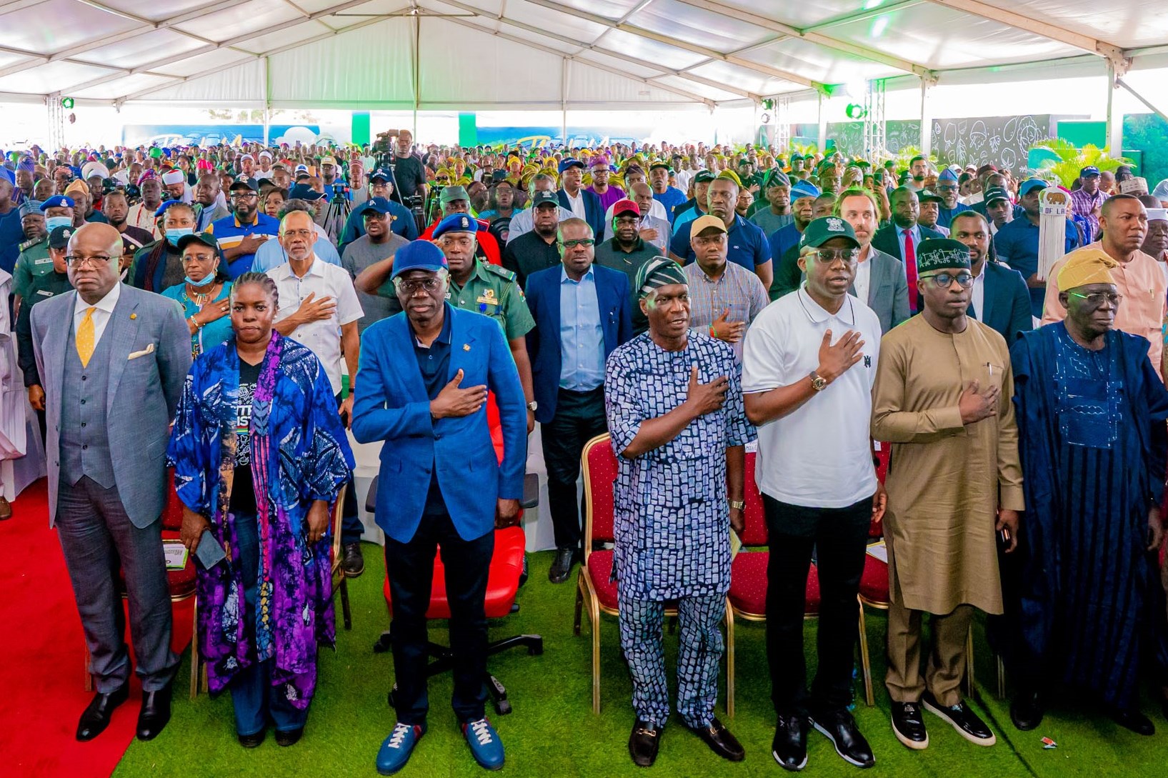 FOOD SECURITY: SANWO-OLU FLAGS OFF CONSTRUCTION OF BIGGEST LOGISTICS HUB IN EPE